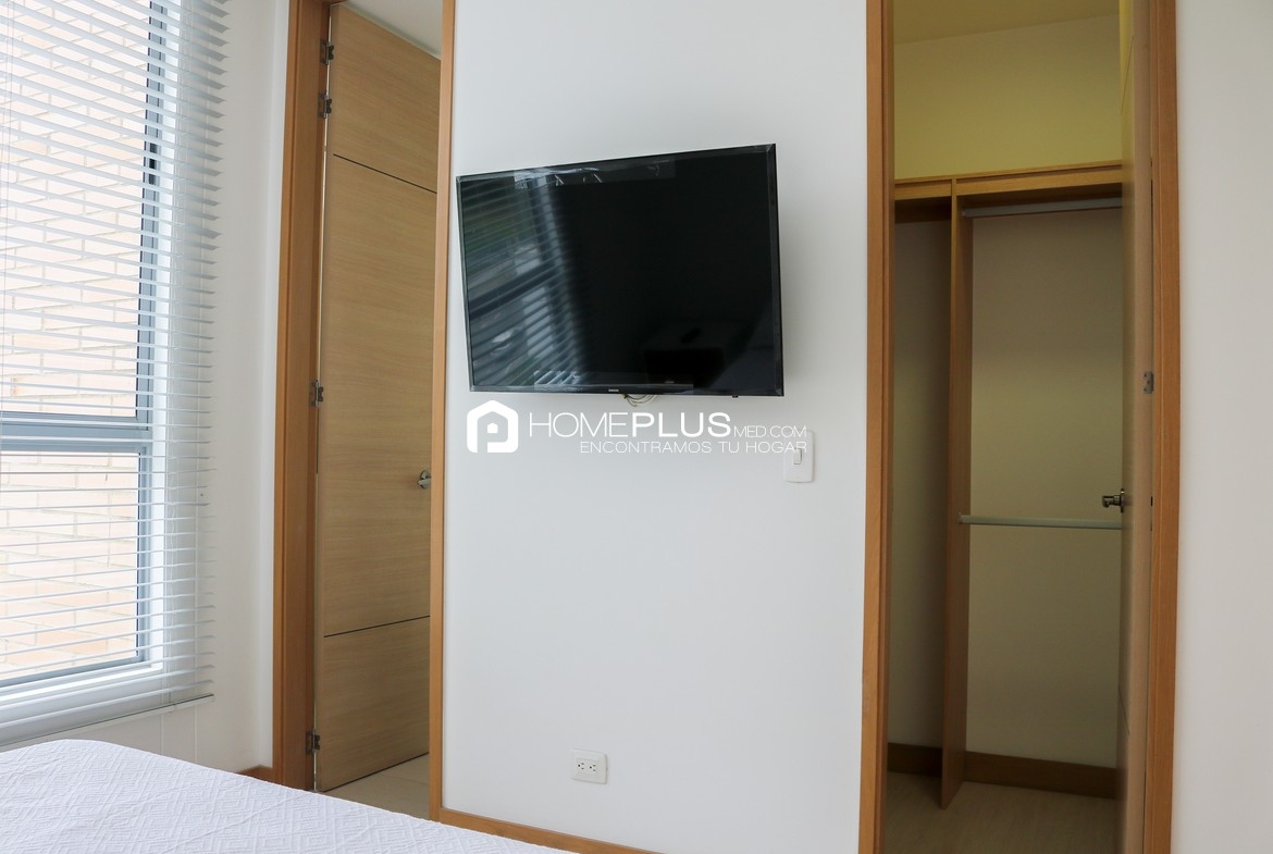 ALQUILER APARTAMENTO AMOBLADO EL POBLADO MILLA DE ORO A156 ATENAS 1303