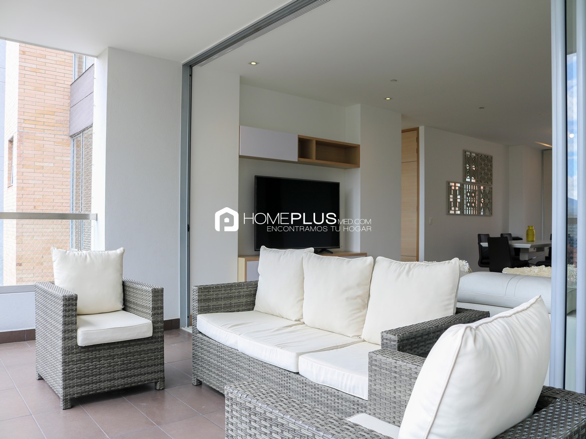 ALQUILER APARTAMENTO AMOBLADO EL POBLADO MILLA DE ORO A156 ATENAS 1303