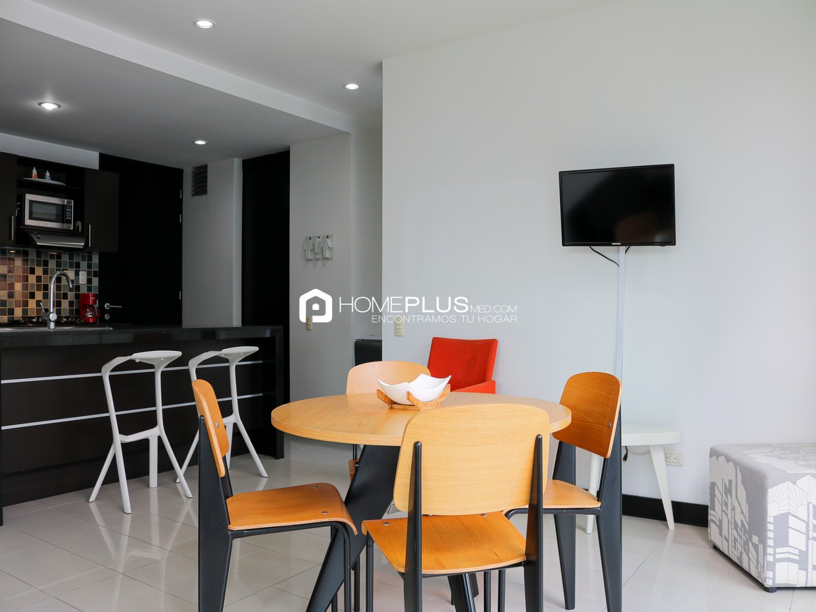 ALQUILER APARTAMENTO AMOBLADO EL POBLADO MILLA DE ORO A237, NUEVA ALEJANDRIA 604