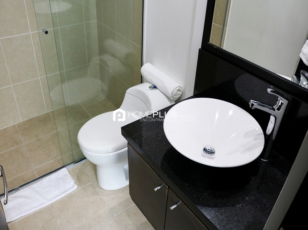 ALQUILER APARTAMENTO AMOBLADO EL POBLADO MILLA DE ORO A237, NUEVA ALEJANDRIA 604