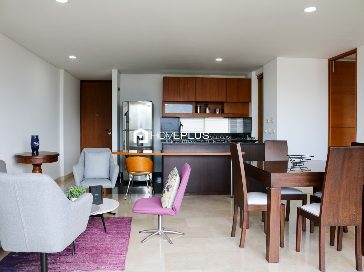 ALQUILER APARTAMENTO AMOBLADO EL POBLADO MILLA DE ORO A256, SAN FERNANDO PLAZA 1403