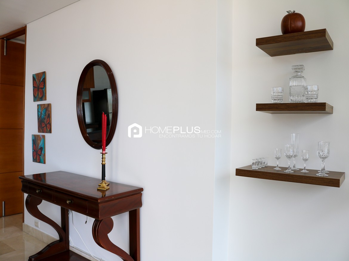 ALQUILER APARTAMENTO AMOBLADO EL POBLADO MILLA DE ORO A256, SAN FERNANDO PLAZA 1403