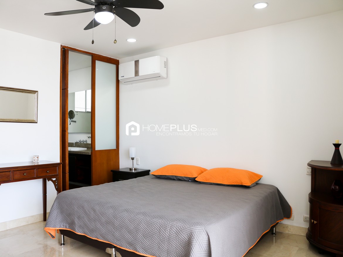 ALQUILER APARTAMENTO AMOBLADO EL POBLADO MILLA DE ORO A256, SAN FERNANDO PLAZA 1403