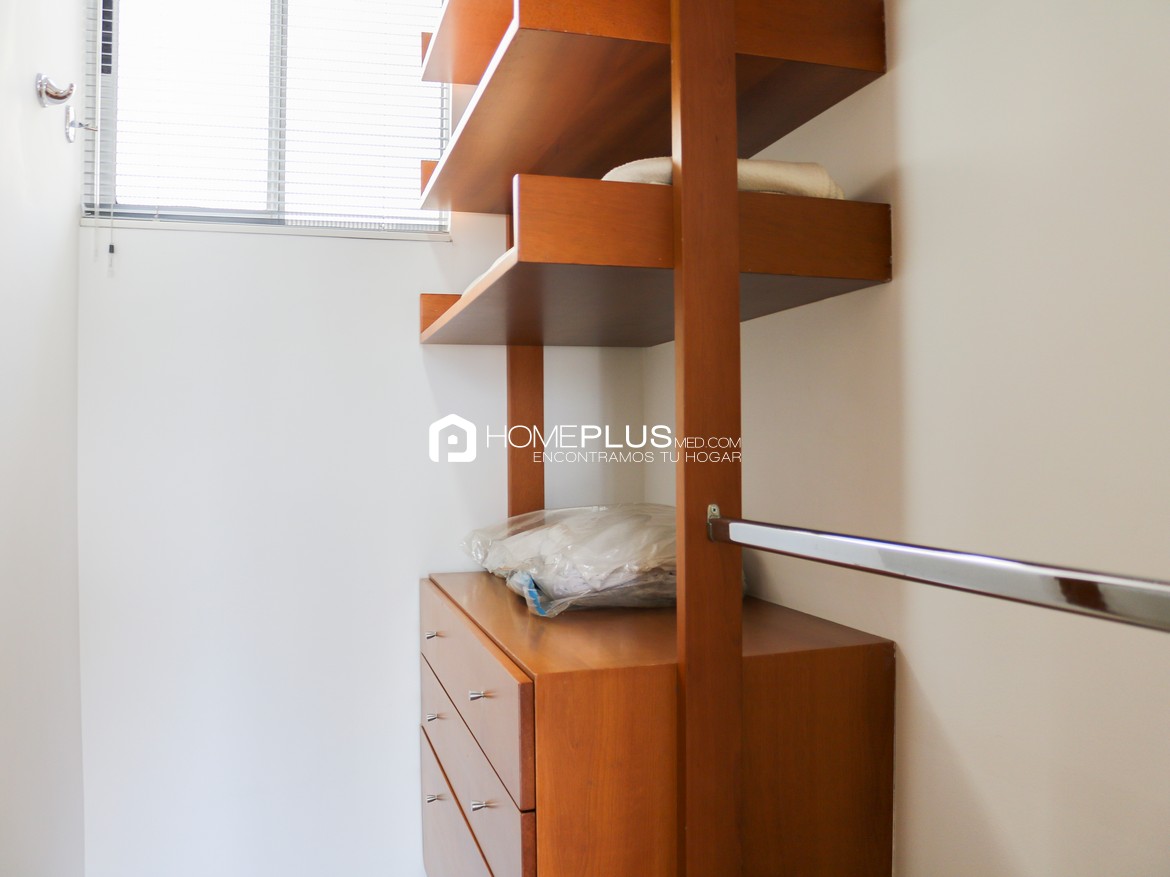 ALQUILER APARTAMENTO AMOBLADO EL POBLADO MILLA DE ORO A256, SAN FERNANDO PLAZA 1403