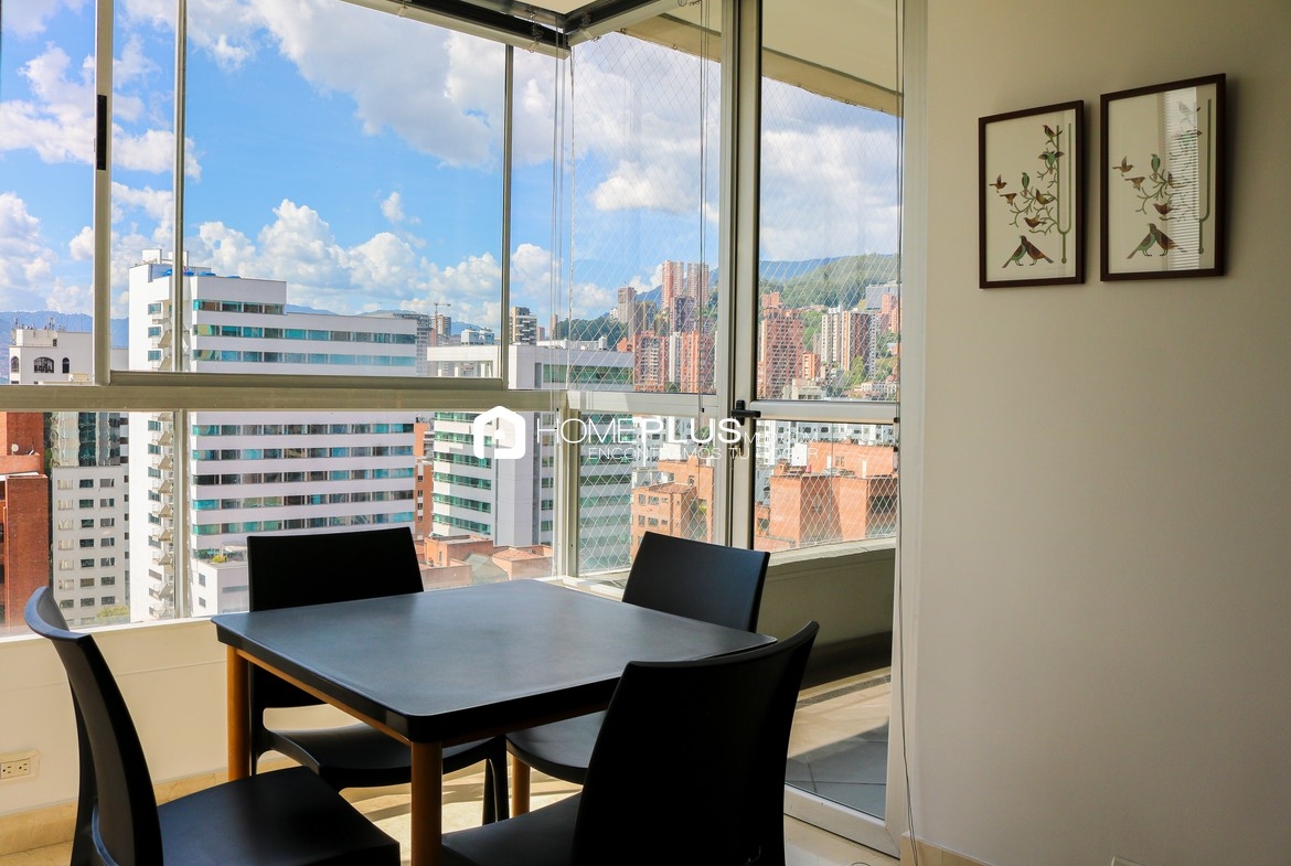 ALQUILER APARTAMENTO AMOBLADO EL POBLADO MILLA DE ORO A256, SAN FERNANDO PLAZA 1403