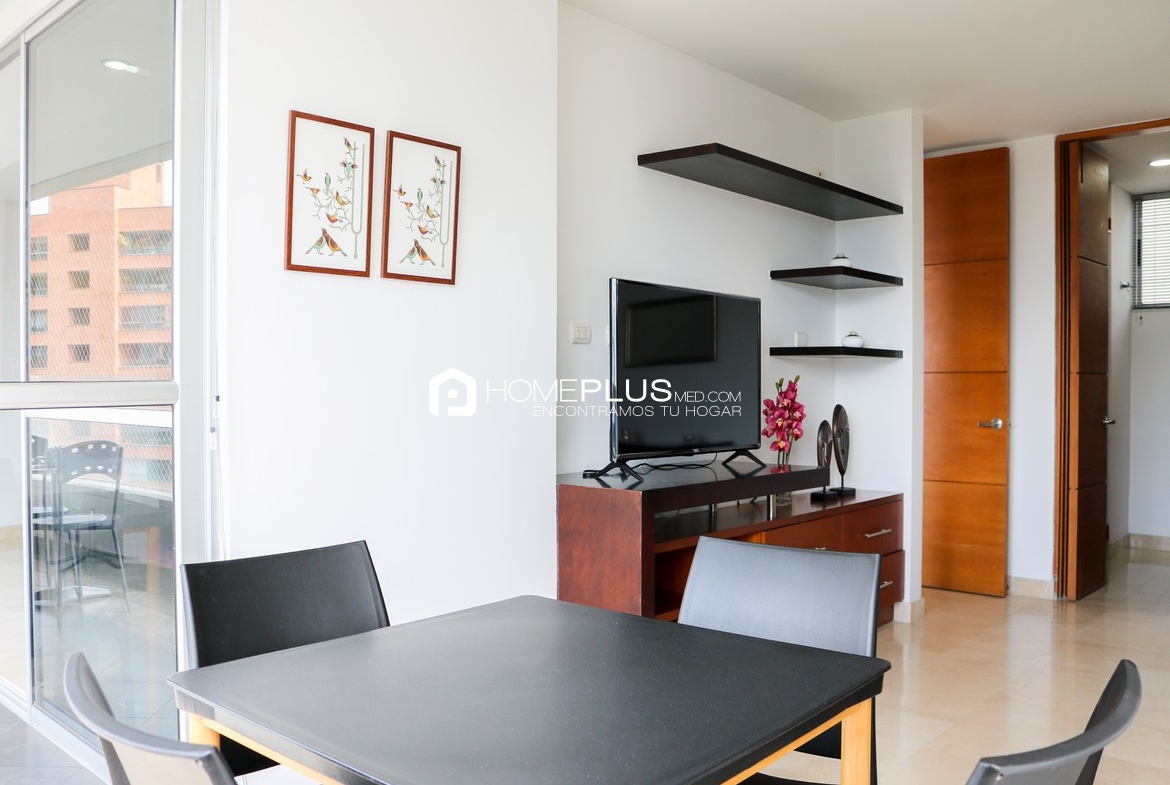 ALQUILER APARTAMENTO AMOBLADO EL POBLADO MILLA DE ORO A256, SAN FERNANDO PLAZA 1403