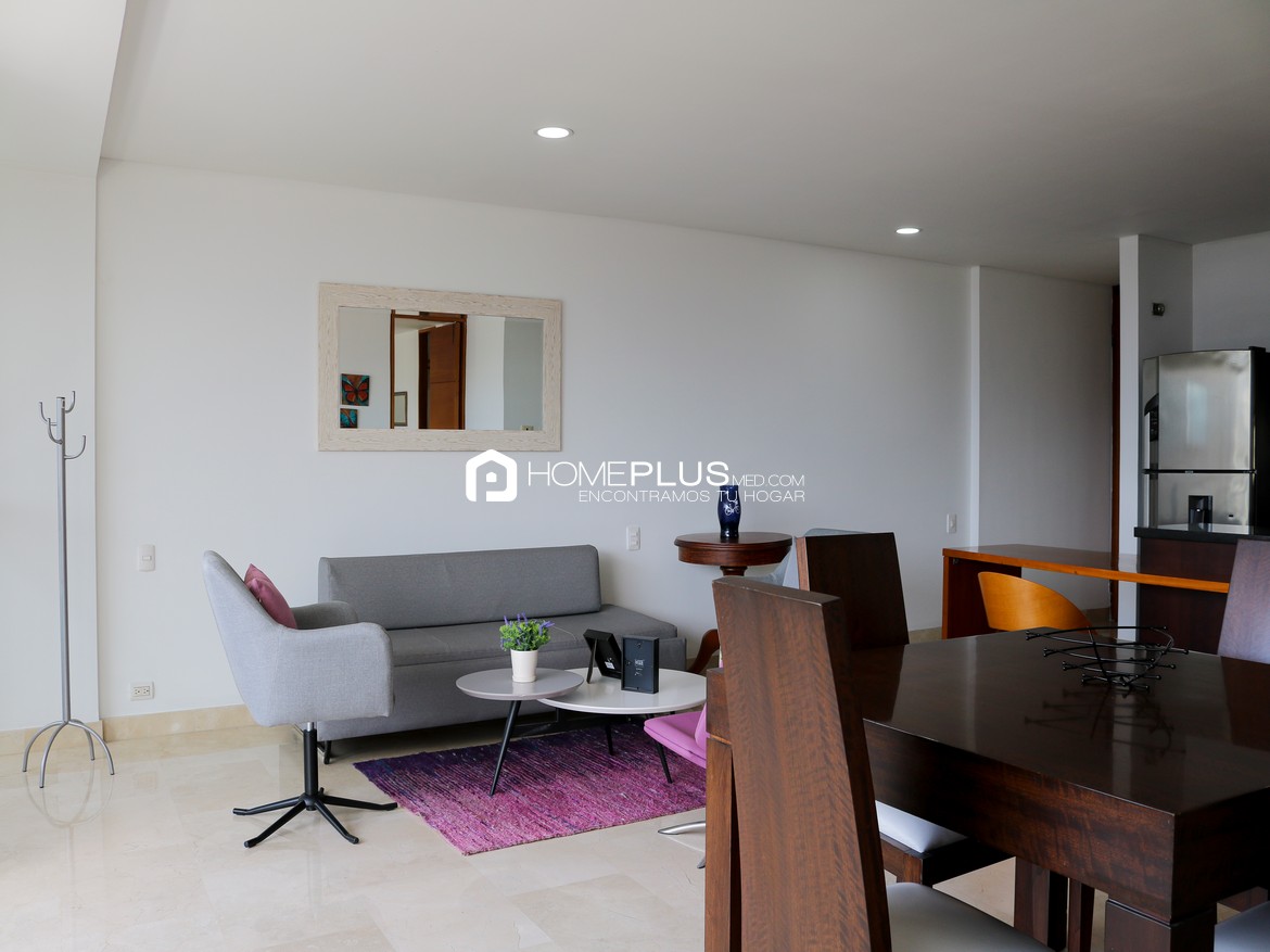 ALQUILER APARTAMENTO AMOBLADO EL POBLADO MILLA DE ORO A256, SAN FERNANDO PLAZA 1403