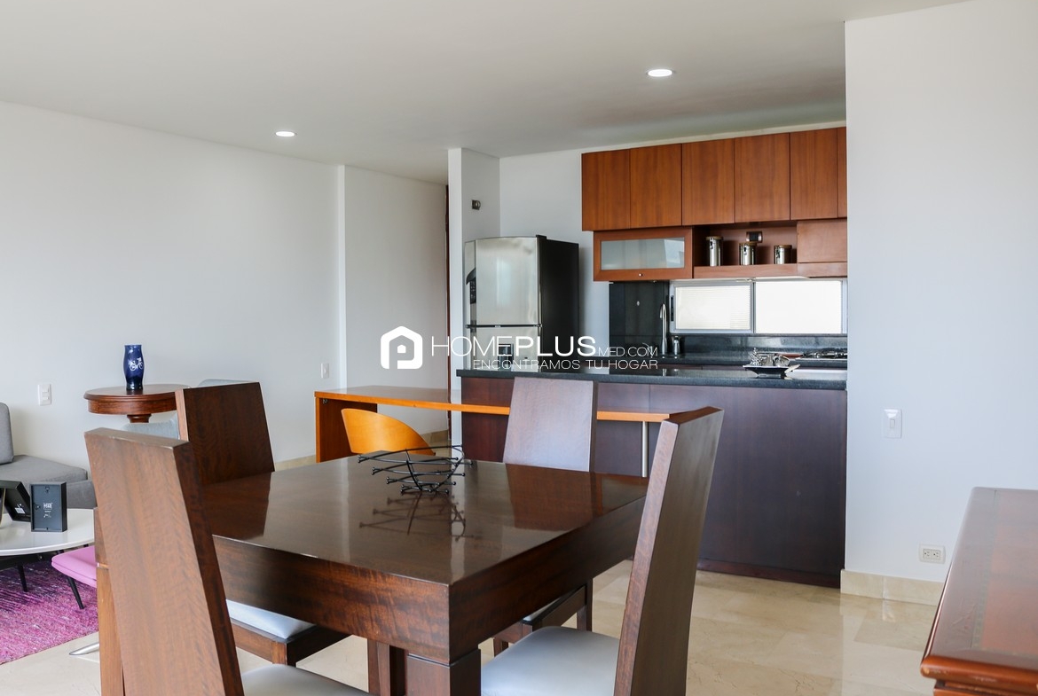 ALQUILER APARTAMENTO AMOBLADO EL POBLADO MILLA DE ORO A256, SAN FERNANDO PLAZA 1403