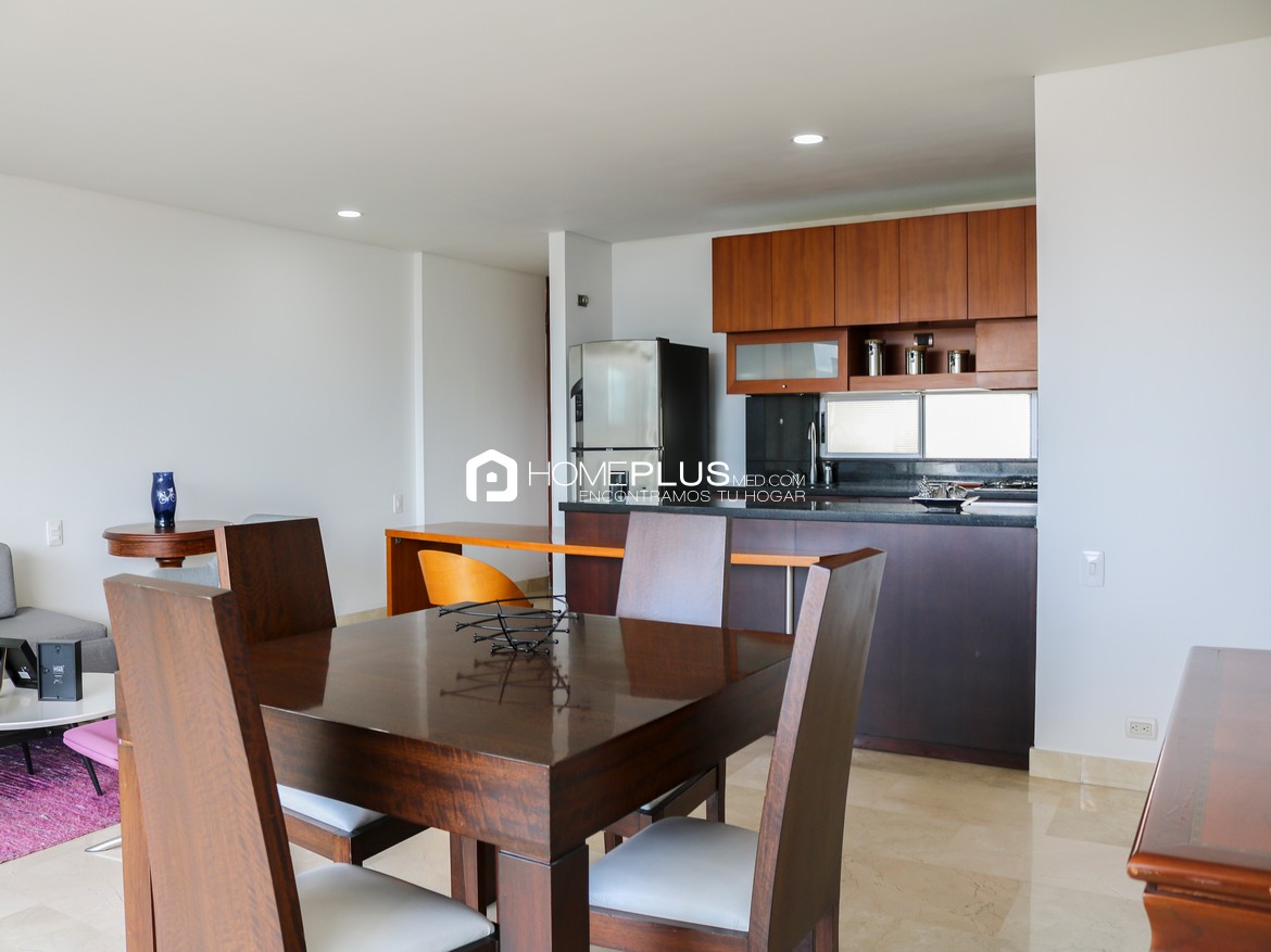 ALQUILER APARTAMENTO AMOBLADO EL POBLADO MILLA DE ORO A256, SAN FERNANDO PLAZA 1403