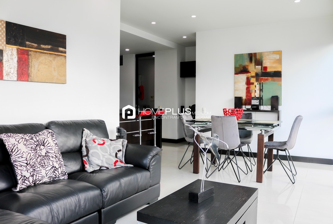 ALQUILER APARTAMENTO AMOBLADO EL POBLADO MILLA DE ORO A286 NUEVA ALEJANDRIA 1404