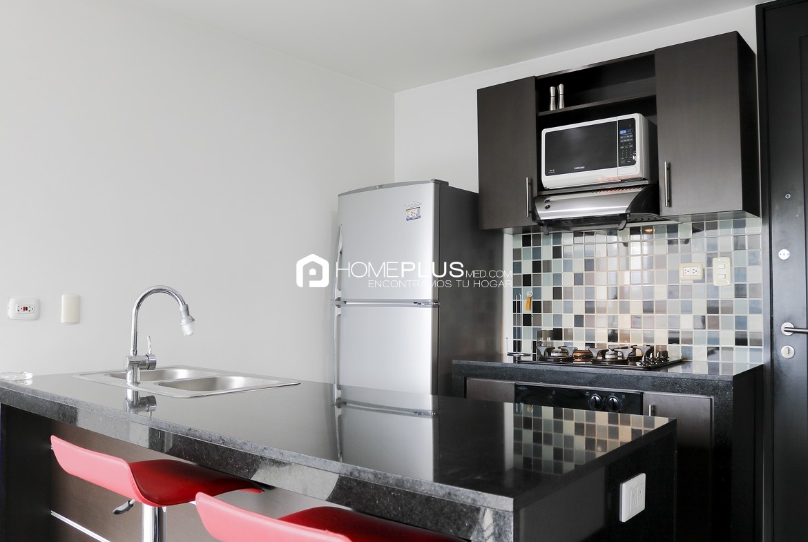 ALQUILER APARTAMENTO AMOBLADO EL POBLADO MILLA DE ORO A286 NUEVA ALEJANDRIA 1404