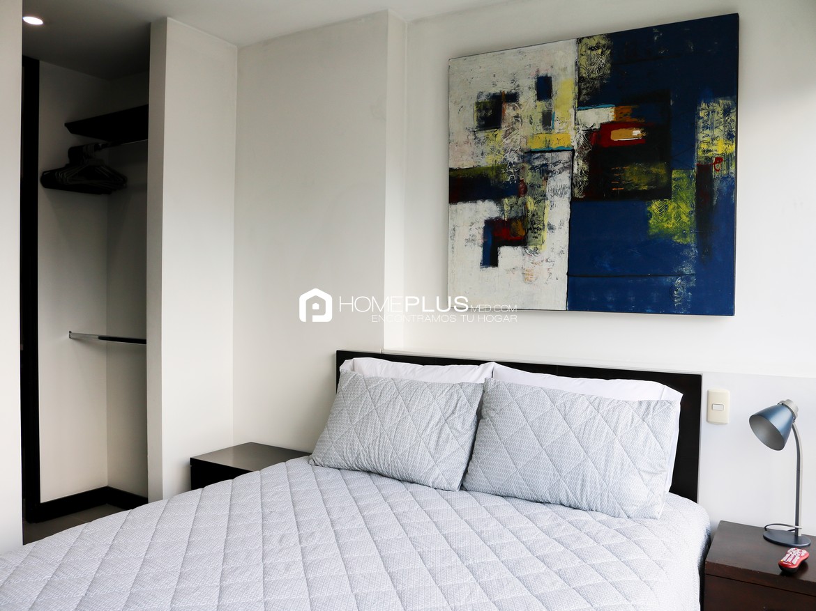 ALQUILER APARTAMENTO AMOBLADO EL POBLADO MILLA DE ORO A286 NUEVA ALEJANDRIA 1404