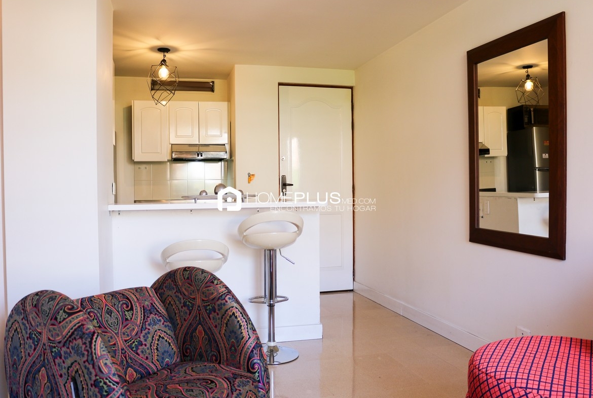 ALQUILER APARTAMENTO AMOBLADO EL POBLADO PATIO BONITO A289 POBLADO BONITO 1104