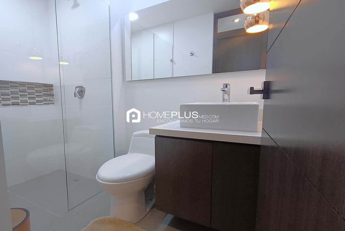 ALQUILER APARTAMENTO AMOBLADO ENVIGADO LOMA DE LAS BRUJAS, A163 BRUJA BONITA 1802