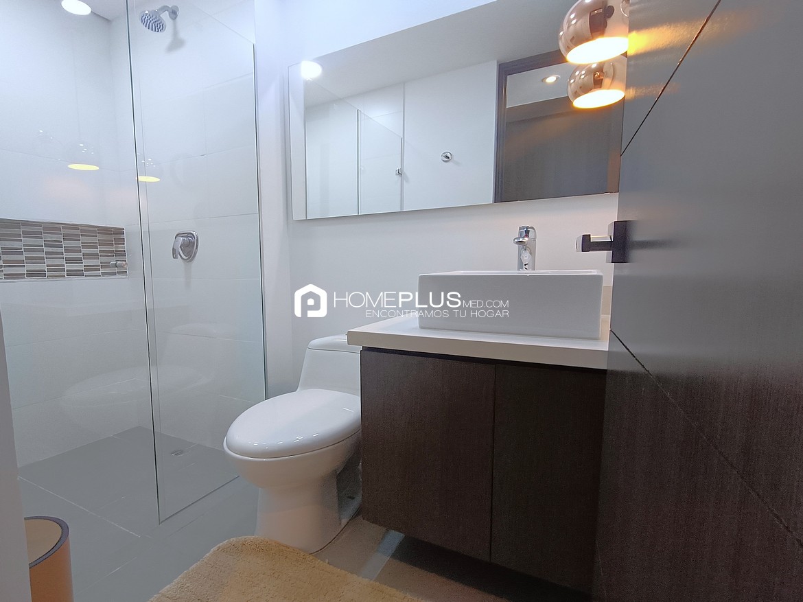 ALQUILER APARTAMENTO AMOBLADO ENVIGADO LOMA DE LAS BRUJAS, A163 BRUJA BONITA 1802