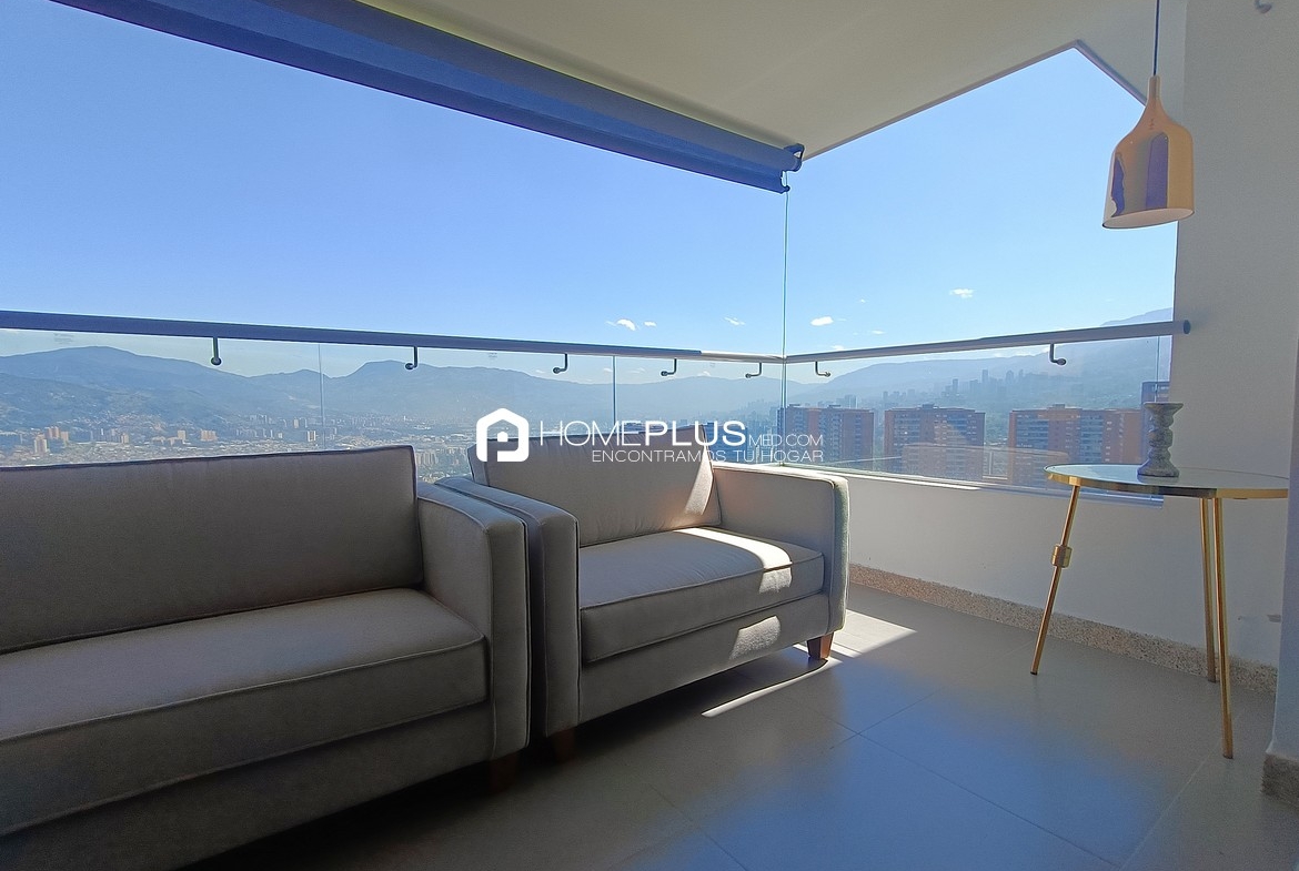 ALQUILER APARTAMENTO AMOBLADO ENVIGADO LOMA DE LAS BRUJAS, A163 BRUJA BONITA 1802