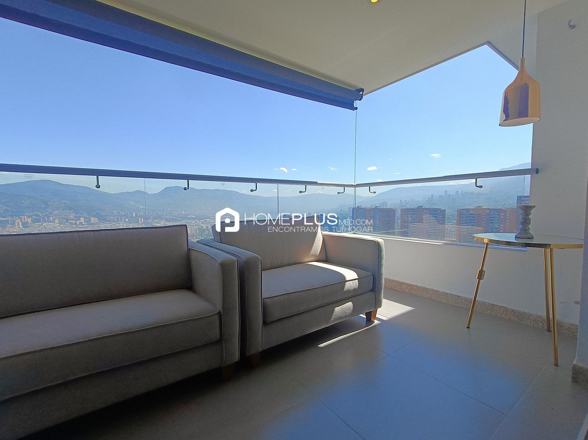 ALQUILER APARTAMENTO AMOBLADO ENVIGADO LOMA DE LAS BRUJAS, A163 BRUJA BONITA 1802