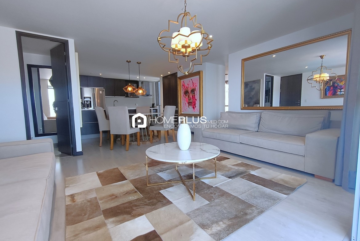 ALQUILER APARTAMENTO AMOBLADO ENVIGADO LOMA DE LAS BRUJAS, A163 BRUJA BONITA 1802