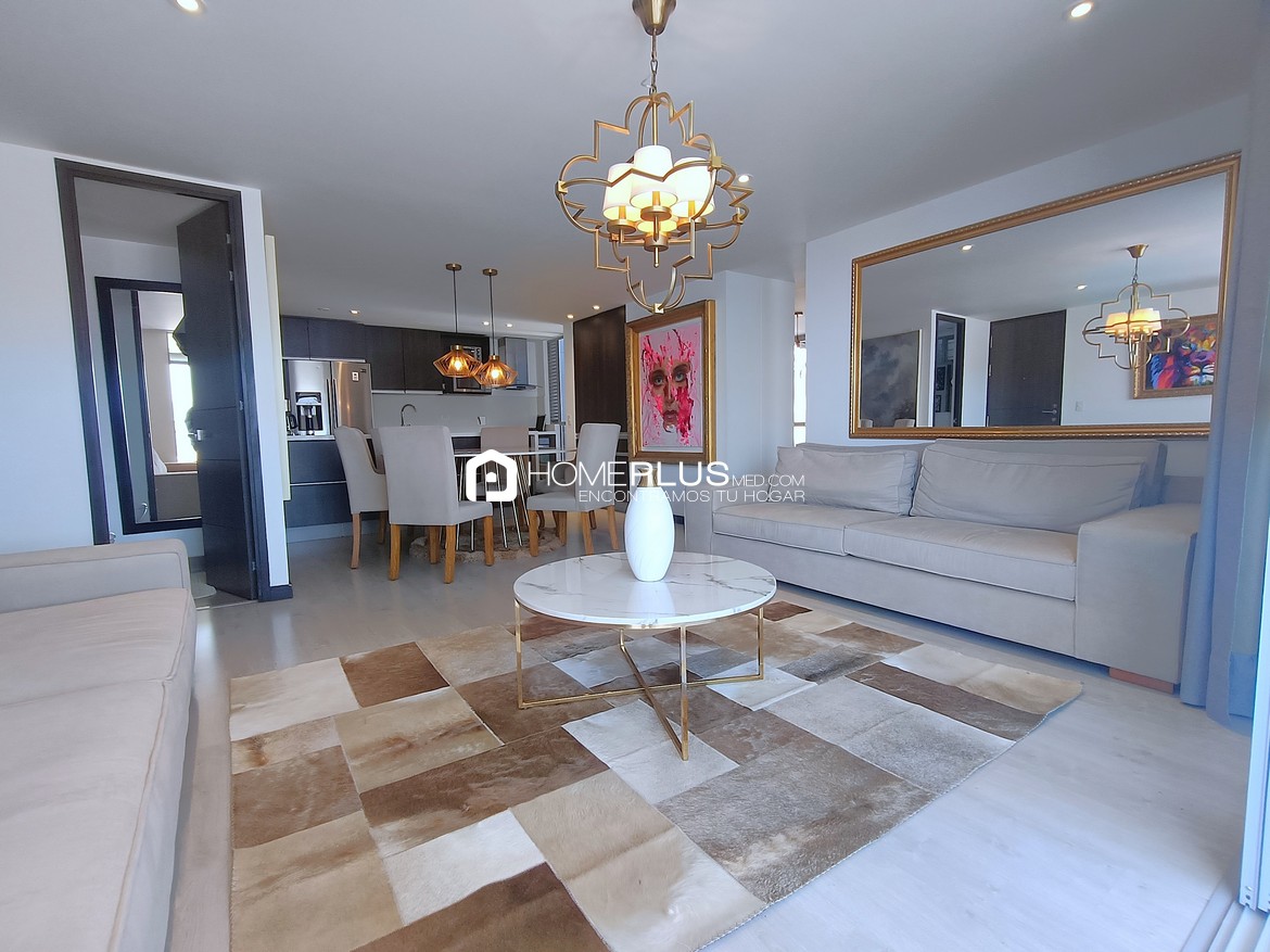 ALQUILER APARTAMENTO AMOBLADO ENVIGADO LOMA DE LAS BRUJAS, A163 BRUJA BONITA 1802