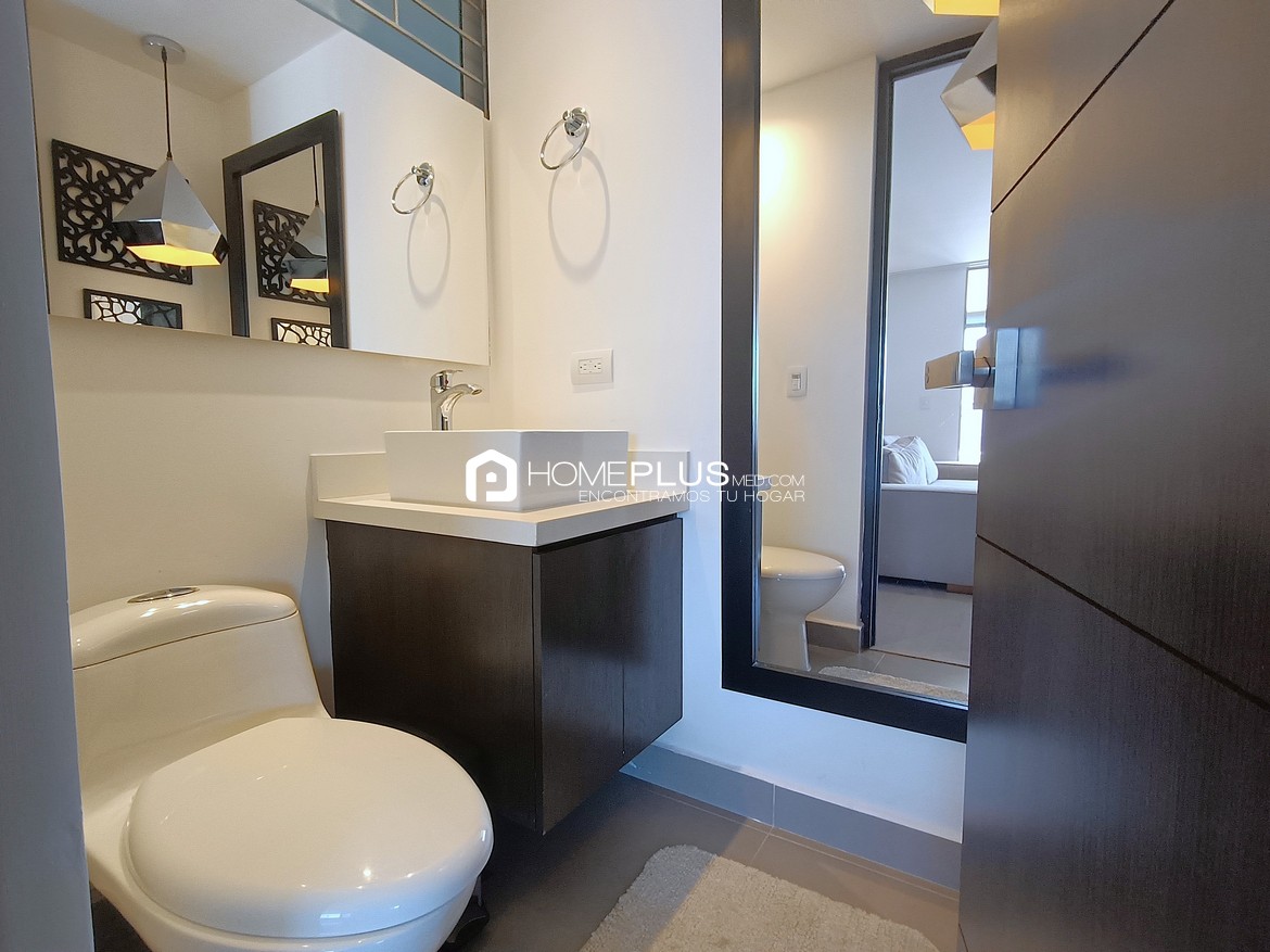 ALQUILER APARTAMENTO AMOBLADO ENVIGADO LOMA DE LAS BRUJAS, A163 BRUJA BONITA 1802