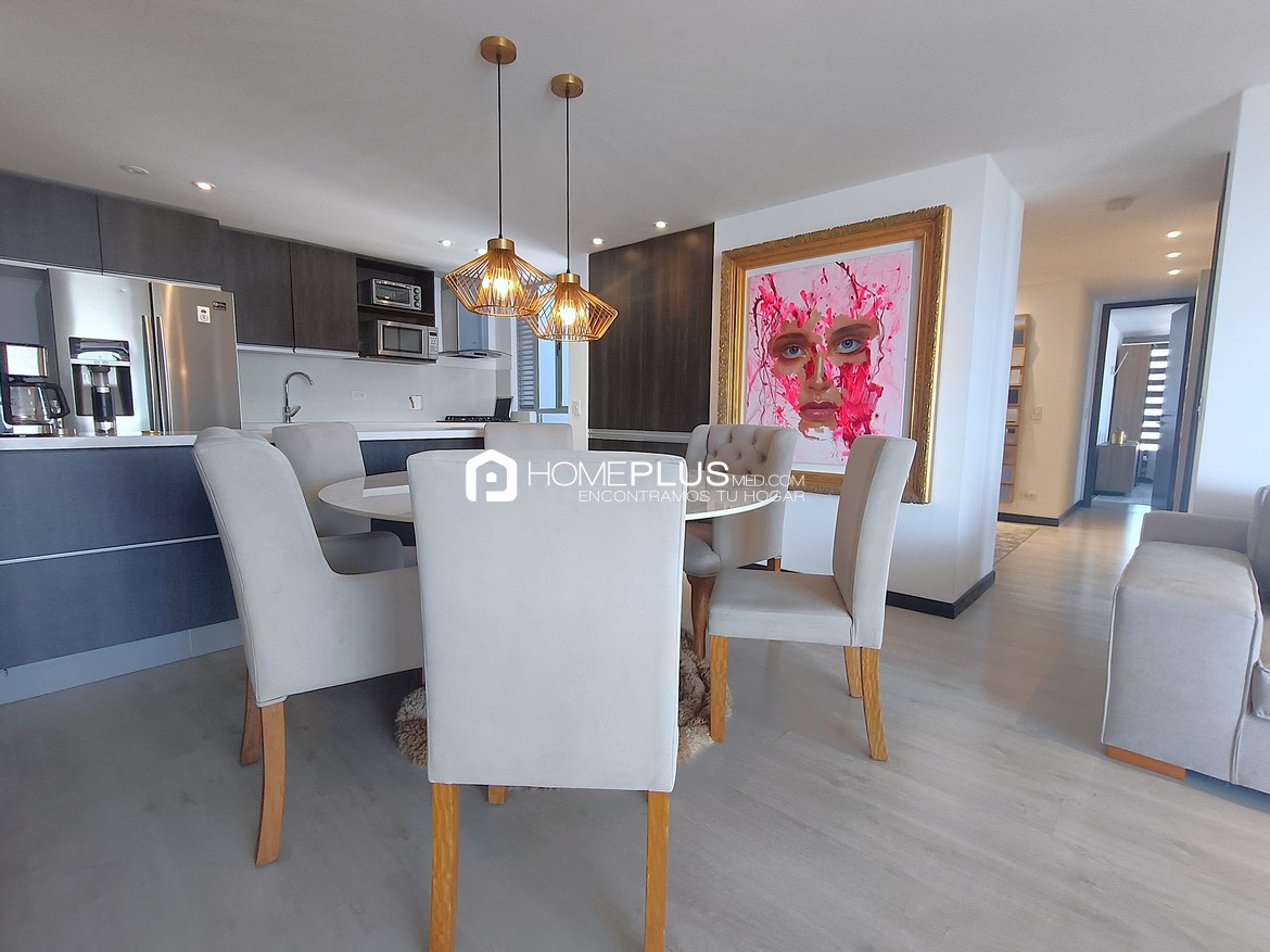 ALQUILER APARTAMENTO AMOBLADO ENVIGADO LOMA DE LAS BRUJAS, A163 BRUJA BONITA 1802