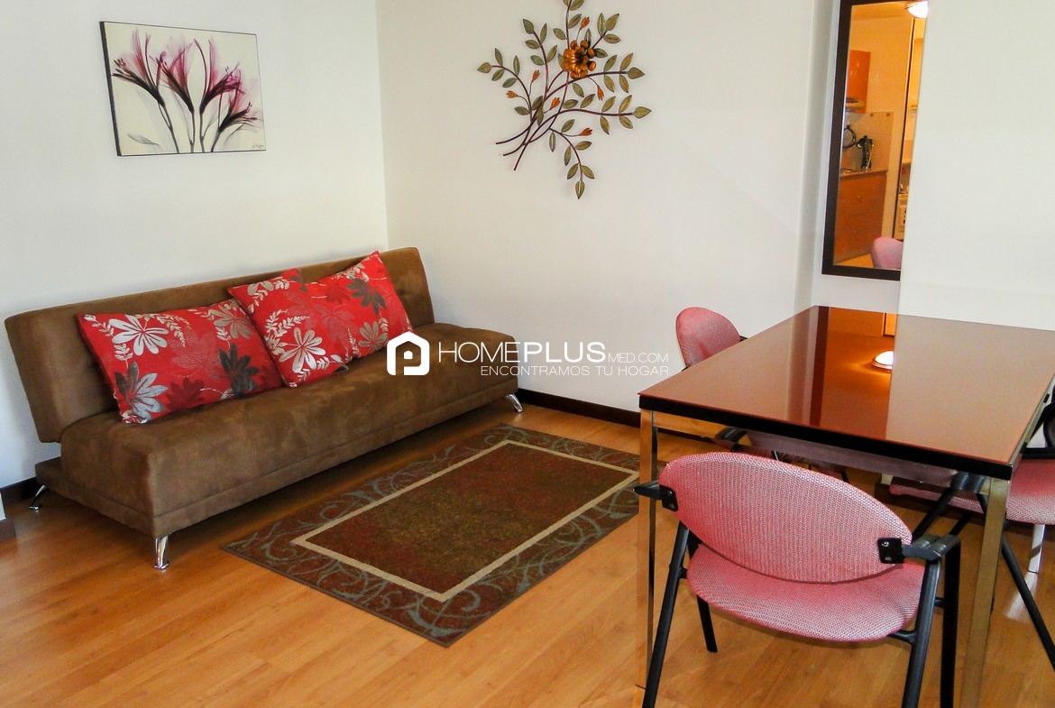 Alquiler de Apartamento Amoblado en El Poblado, Milla De Oro. Torre Oviedo. A340 (1)