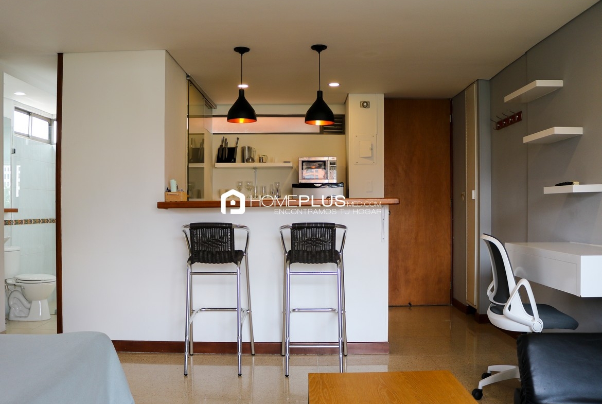 Apartamento Amoblado En Arriendo En El Poblado, Astorga. Cinnamon A242