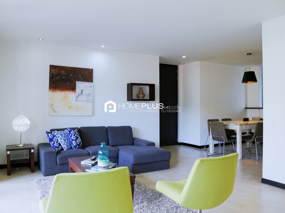 Apartamento Amoblado En Arriendo En El Poblado, Loma Las Santas. Origami. A244 (1)