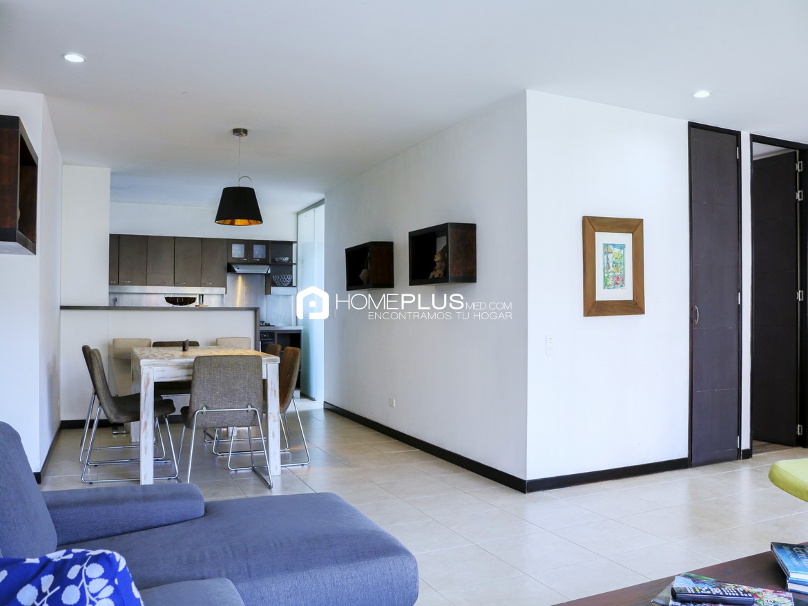 Apartamento Amoblado En Arriendo En El Poblado, Loma Las Santas. Origami. A244