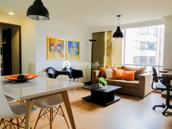 Apartamento Amoblado En Arriendo En El Poblado, Milla De Oro. Leonardo Da Vinci. A269 (1)