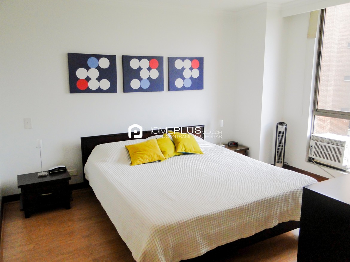 Apartamento Amoblado En Arriendo En El Poblado, Milla De Oro. Leonardo Da Vinci. A269 (5)