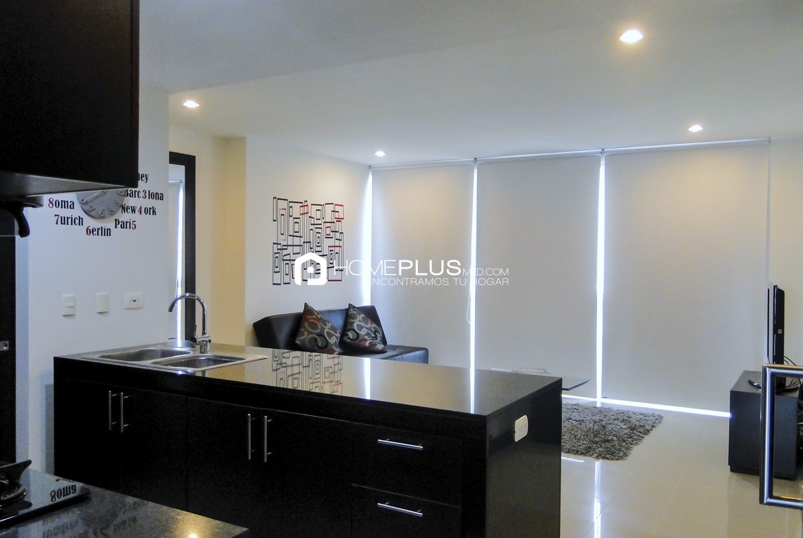 Apartamento Amoblado En Arriendo En El Poblado, Nueva Alejandría A184 (1)