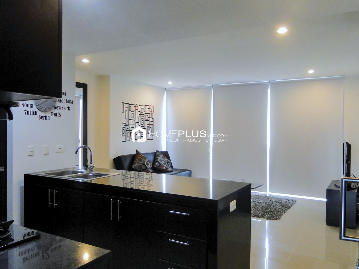 Apartamento Amoblado En Arriendo En El Poblado, Nueva Alejandría A184 (1)