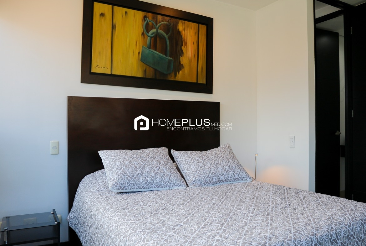 Apartamento Amoblado En Arriendo En El Poblado, Nueva Alejandría A221