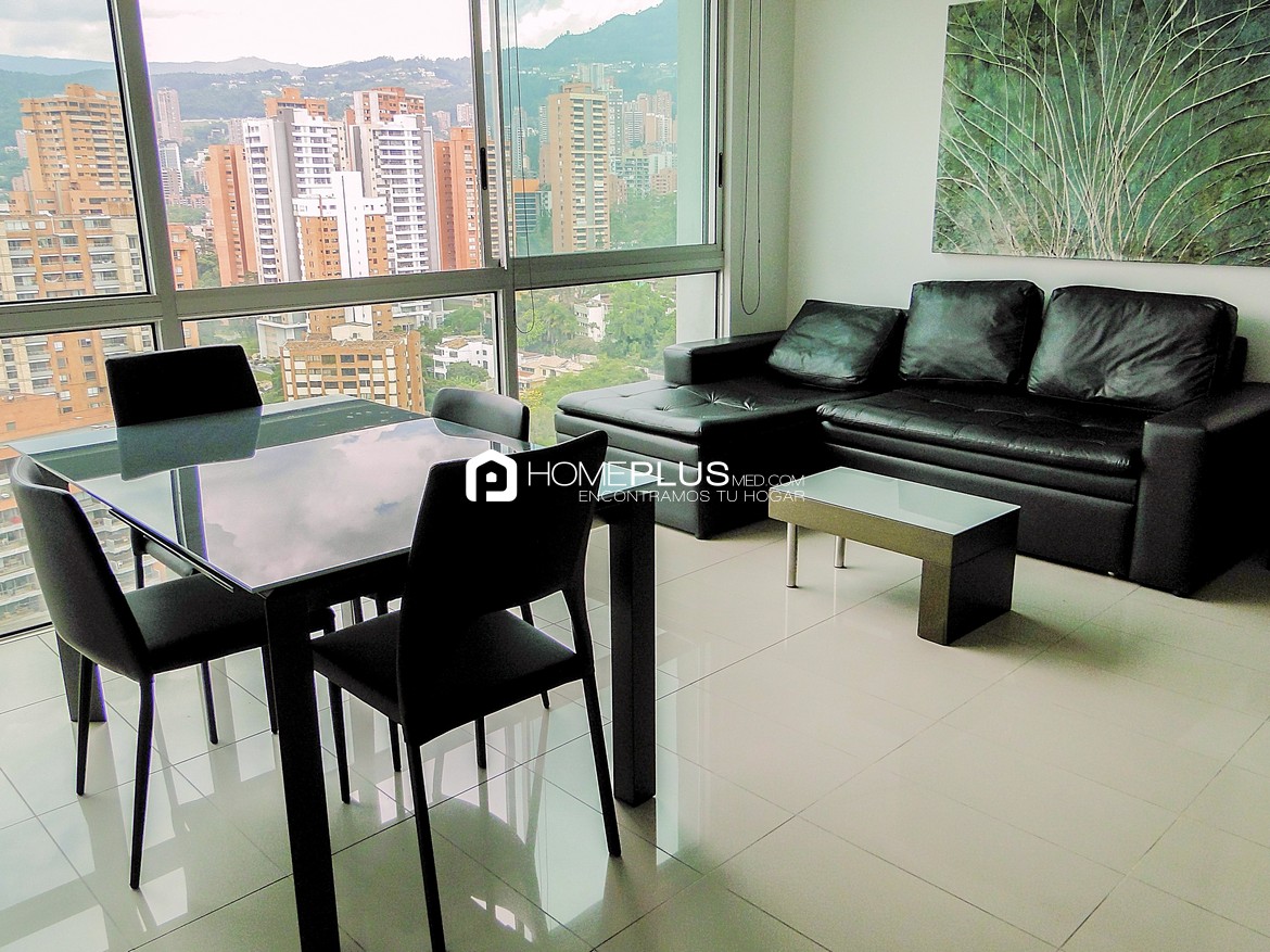 Apartamento Amoblado En Arriendo En El Poblado, Nueva Alejandría A339 (1)