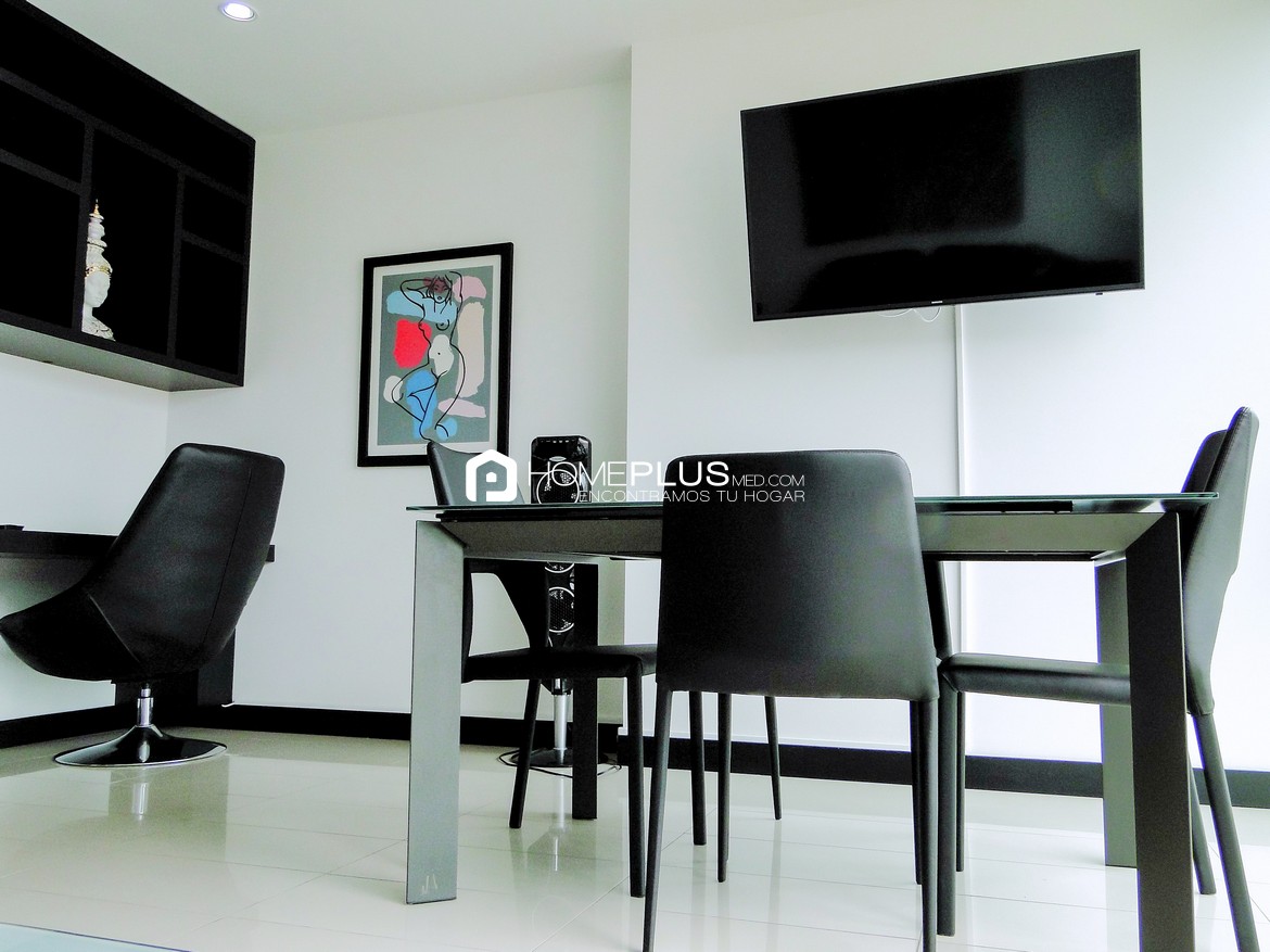 Apartamento Amoblado En Arriendo En El Poblado, Nueva Alejandría A339