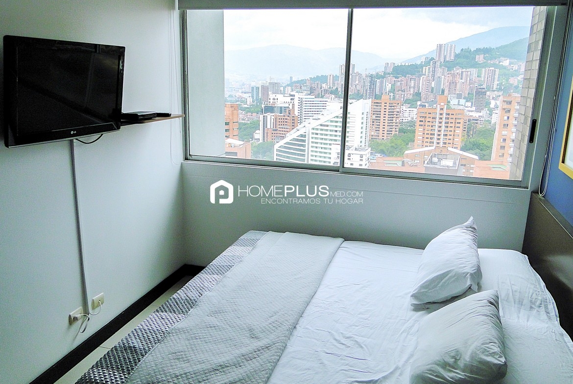 Apartamento Amoblado En Arriendo En El Poblado, Nueva Alejandría A339