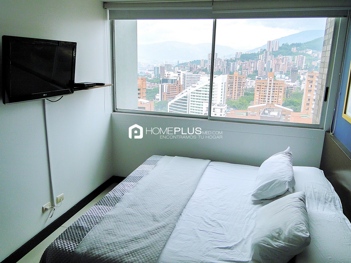 Apartamento Amoblado En Arriendo En El Poblado, Nueva Alejandría A339