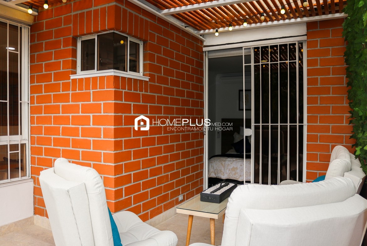 Apartamento Amoblado En Arriendo En El Poblado, Patio Bonito. Poblado Bonito. A270 (3)