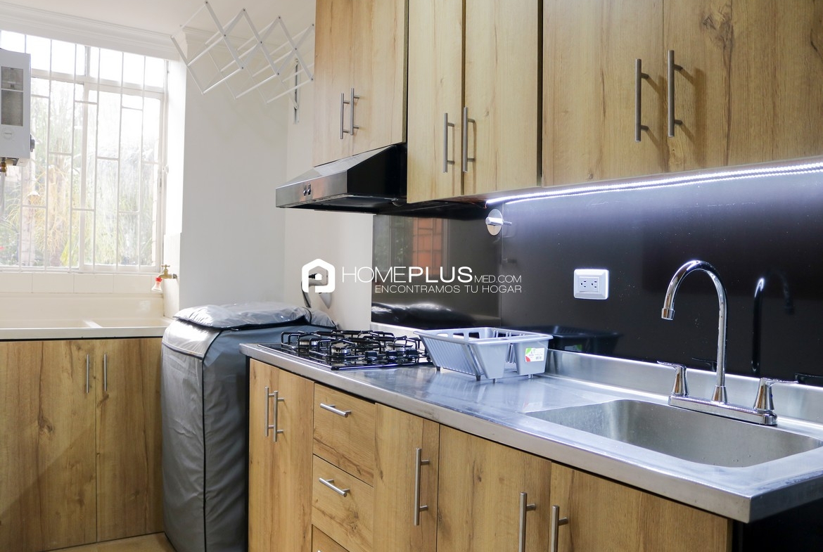 Apartamento Amoblado En Arriendo En El Poblado, Patio Bonito. Poblado Bonito. A270 (5)