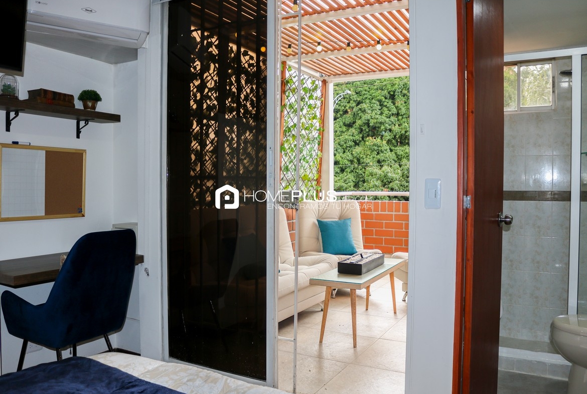 Apartamento Amoblado En Arriendo En El Poblado, Patio Bonito. Poblado Bonito. A270 (9)