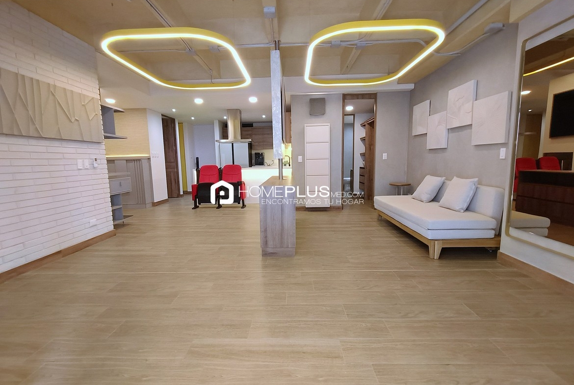 VENTA APARTAESTUDIO EL POBLADO CIUDAD DEL RIO V122 DISTRITO VERA 607