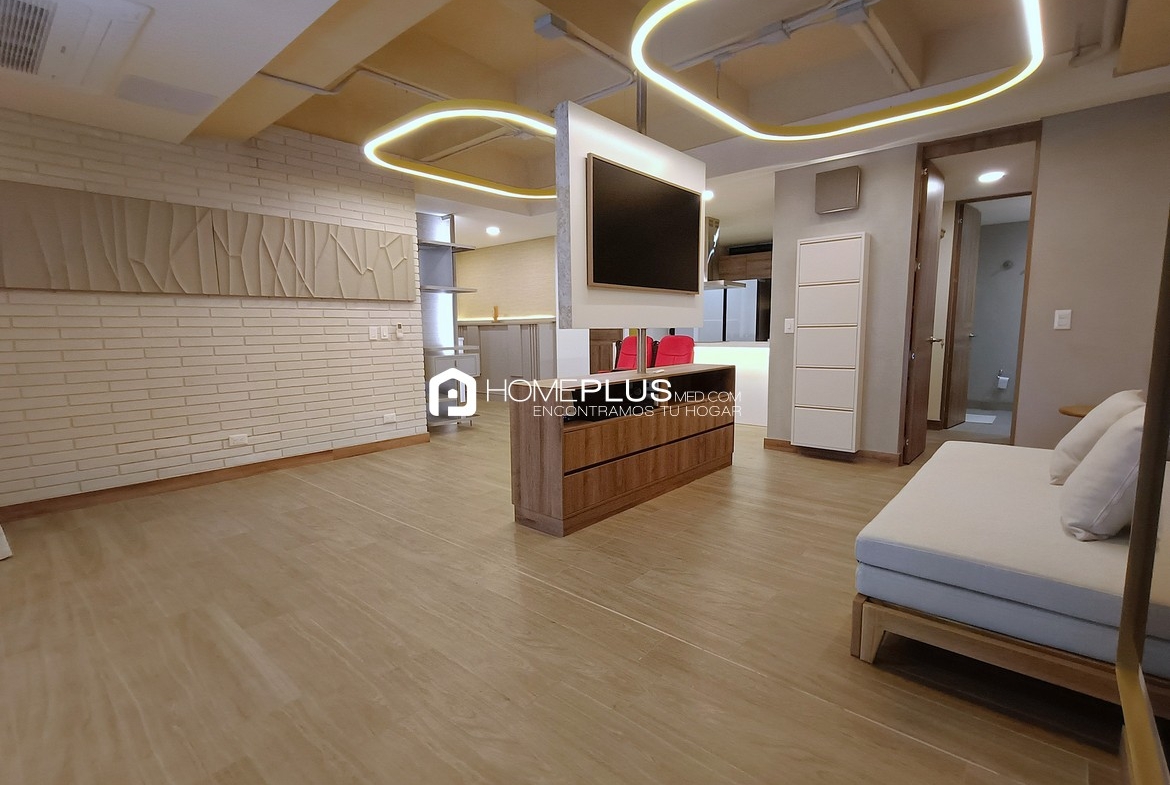 VENTA APARTAESTUDIO EL POBLADO CIUDAD DEL RIO V122 DISTRITO VERA 607