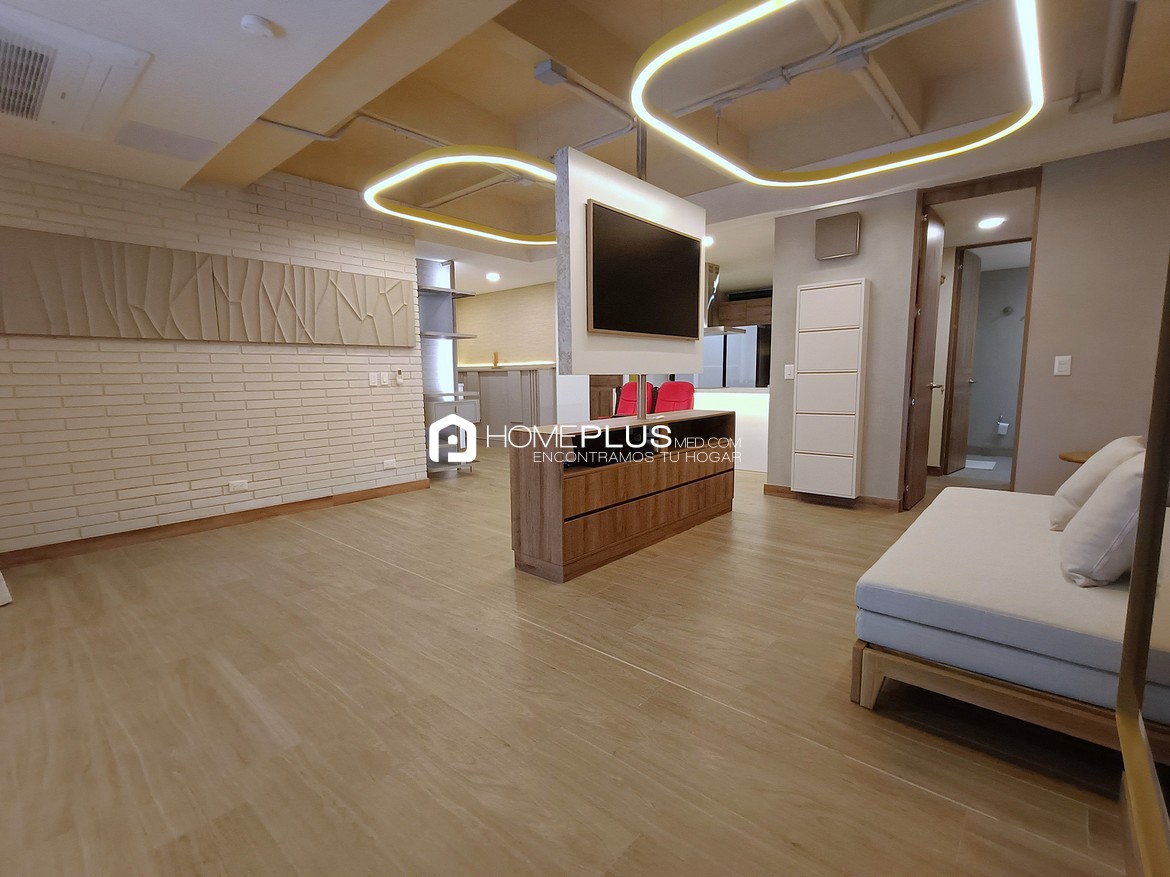 VENTA APARTAESTUDIO EL POBLADO CIUDAD DEL RIO V122 DISTRITO VERA 607