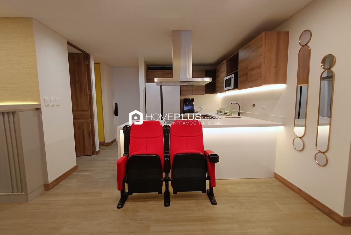 VENTA APARTAESTUDIO EL POBLADO CIUDAD DEL RIO V122 DISTRITO VERA 607