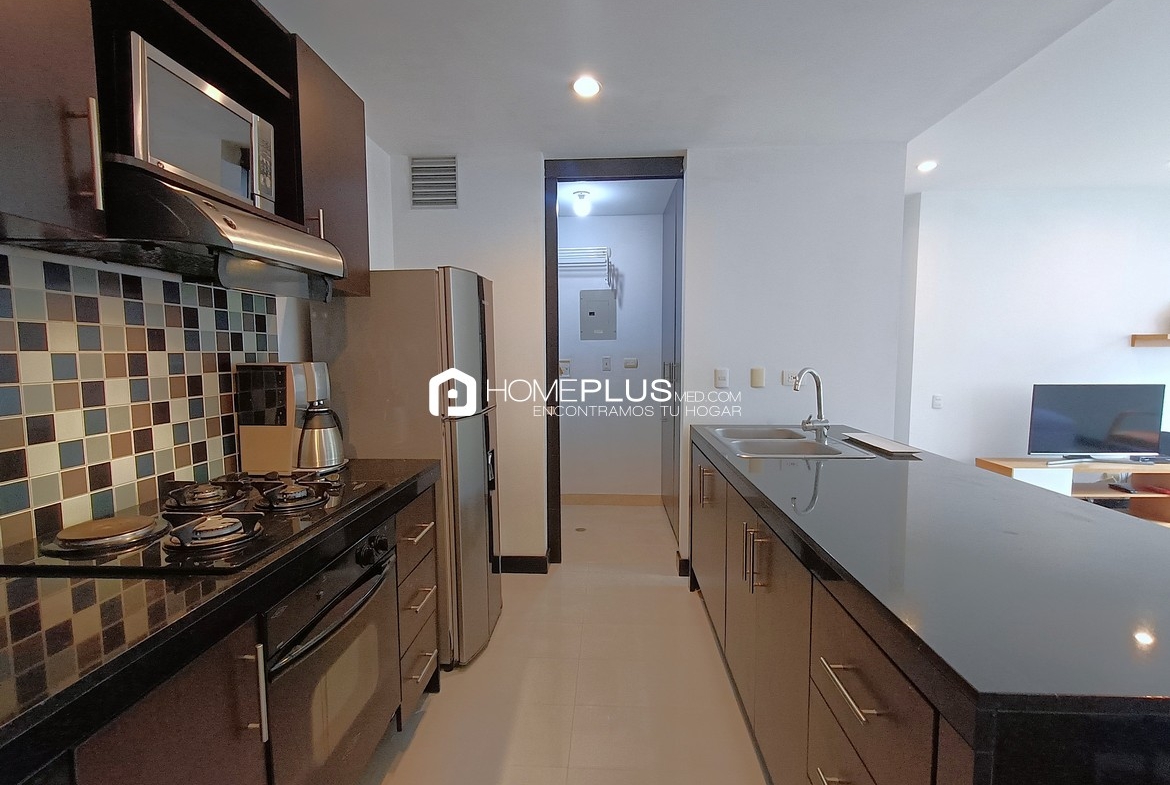 ALQUILER APARTAESTUDIO AMOBLADO EL POBLADO MILLA DE ORO A165 NUEVA ALEJANDRIA 302